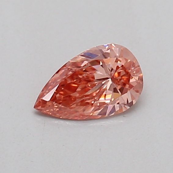 0.15 CT Fancy Vivid Brown Pink PEAR