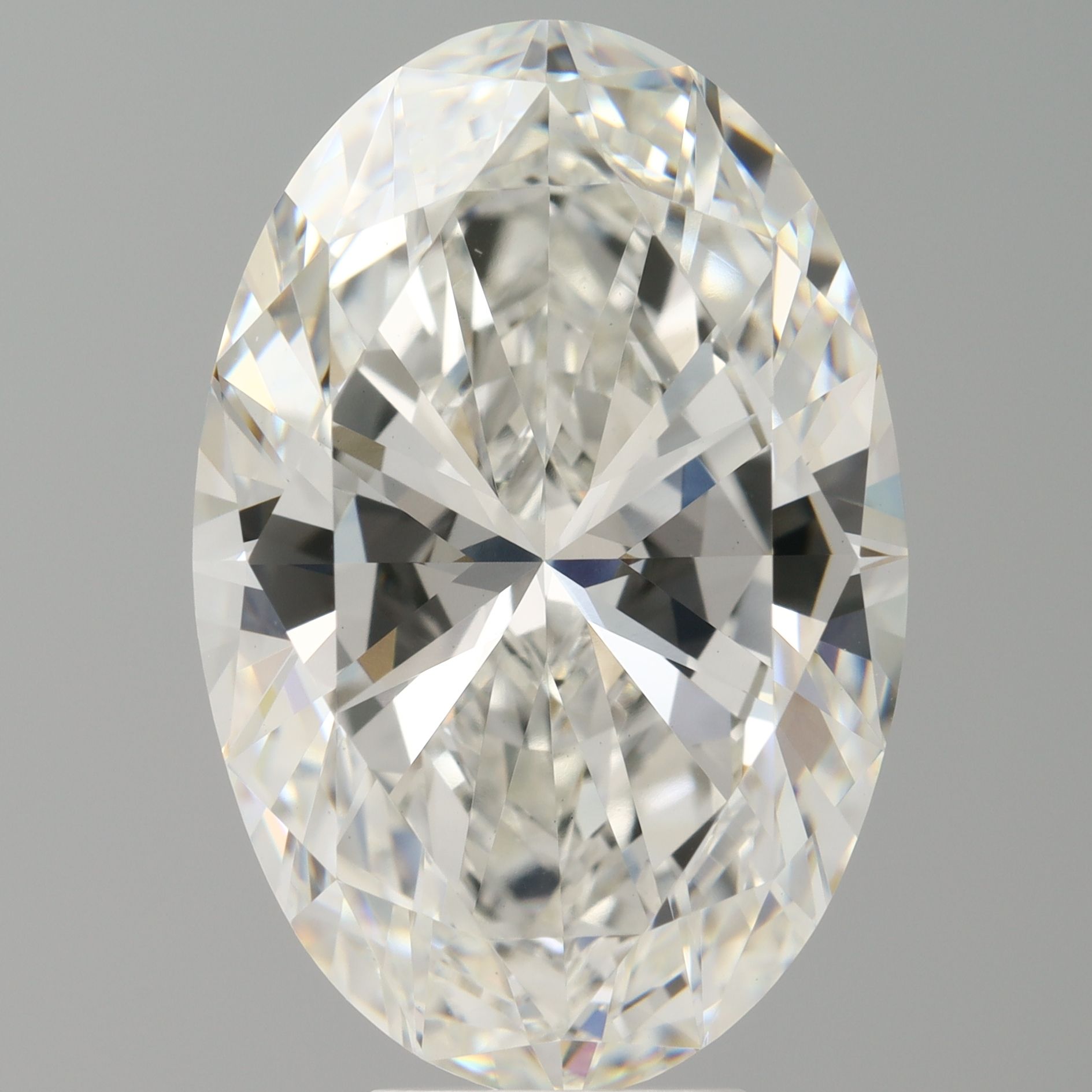 8.05 ct. oval Lab Grown Diamond front image