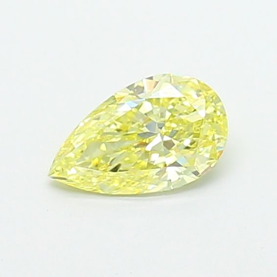 0.64 CT Fancy Yellow PEAR