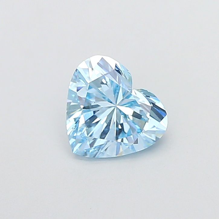 1.5 CT Fancy Vivid Blue HEART