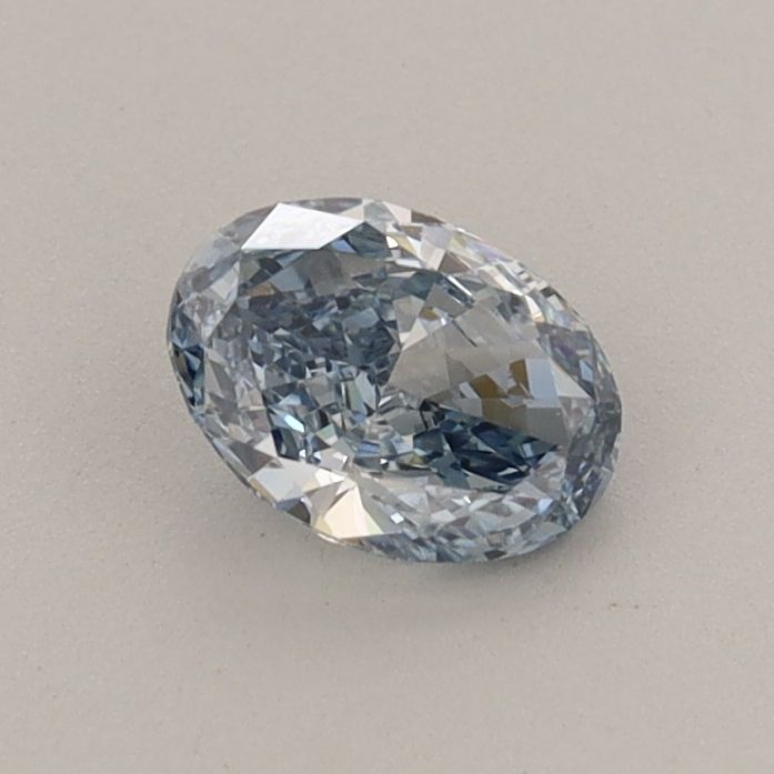 0.47 CT Fancy Vivid Blue OVAL