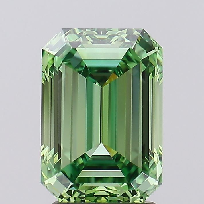 3.01 ct. emerald Lab Grown Diamond front image