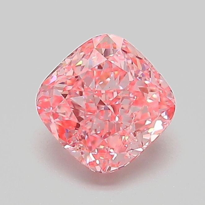 1.03 CT Fancy Vivid Pink CUSHION MODIFIED