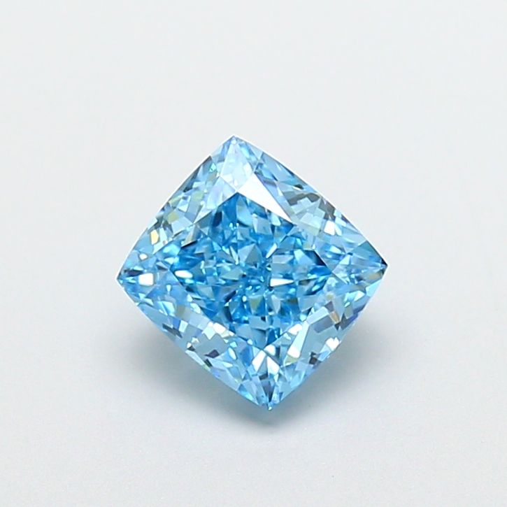 1.56 CT Fancy Vivid Blue CUSHION MODIFIED