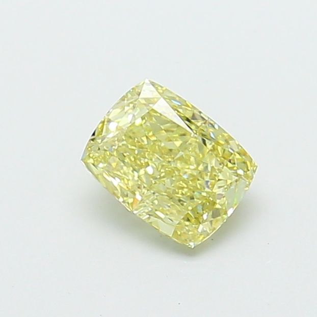 1.08 CT Fancy Yellow CUSHION MODIFIED