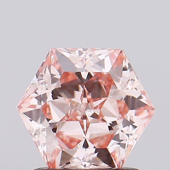 1.05 CT Fancy Pink HEXAGONAL