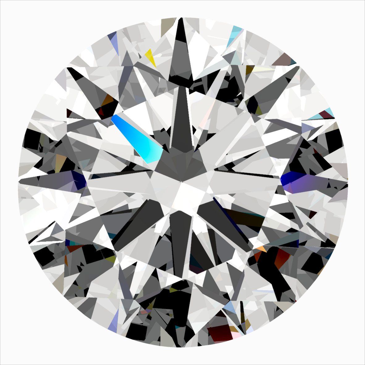 0.43 ct Round diamond