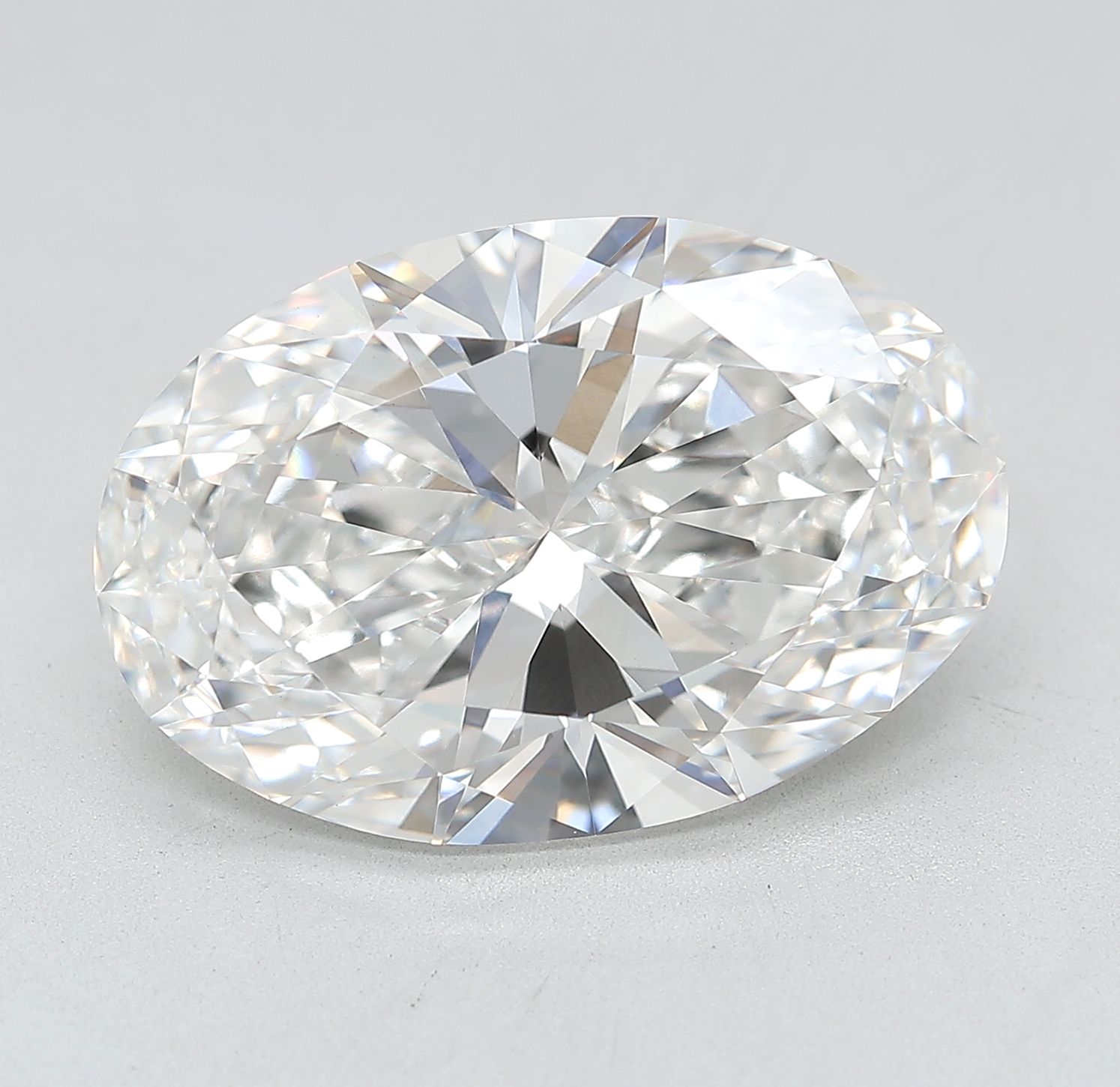 7.65 ct. oval Lab Grown Diamond front image