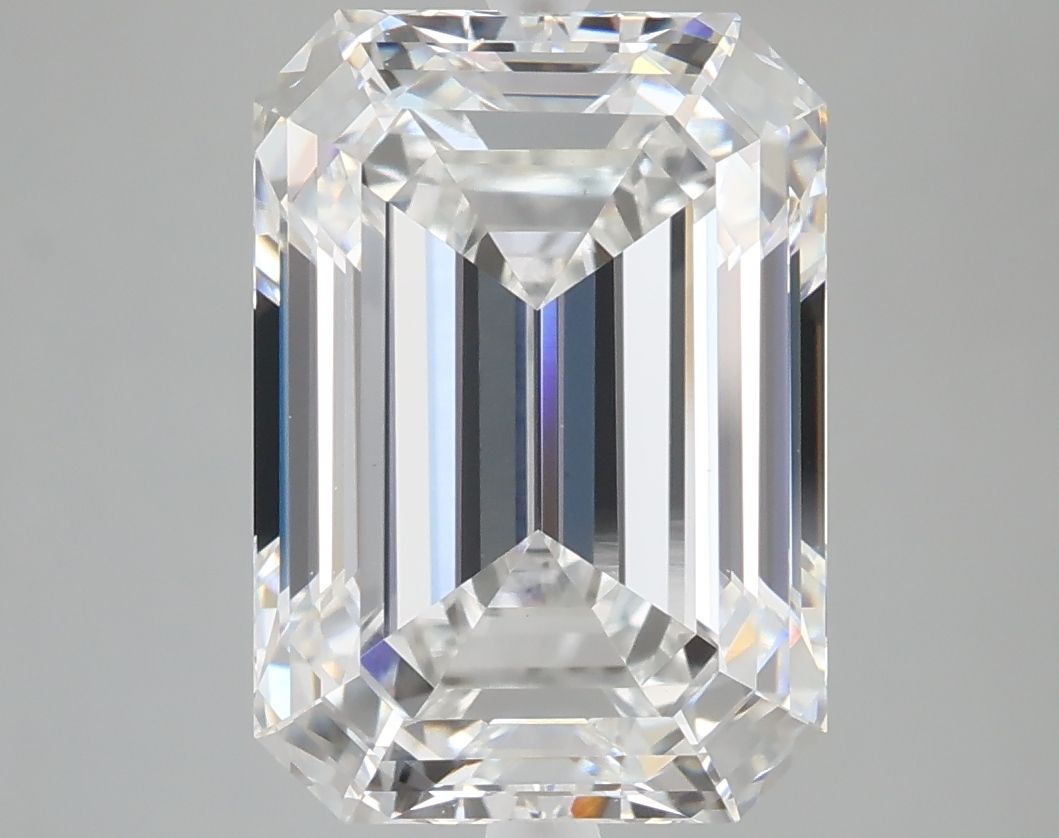 6.03 ct. emerald Lab Grown Diamond front image