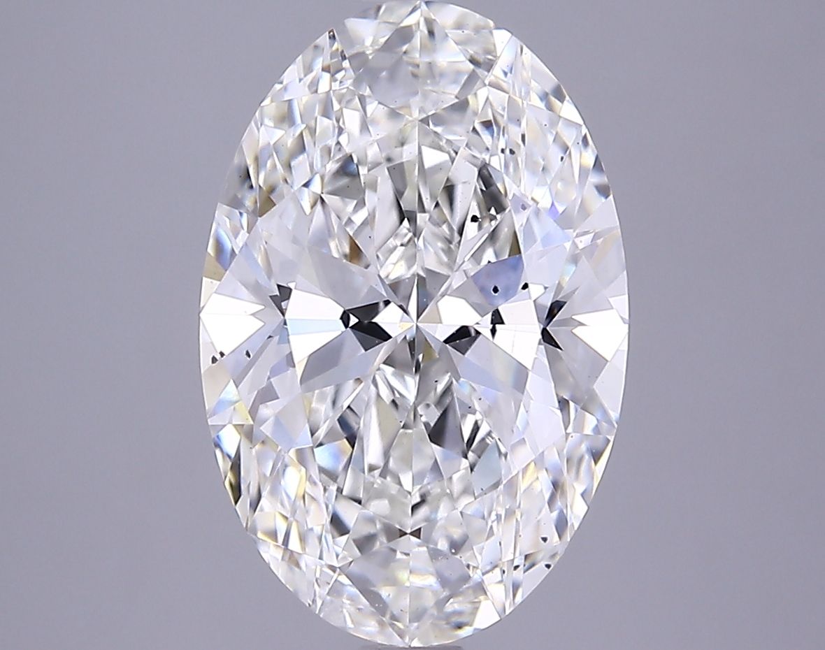 4.18 ct. oval Lab Grown Diamond front image
