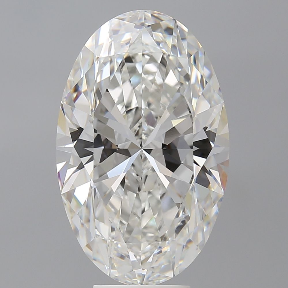 7.58 ct. oval Lab Grown Diamond front image