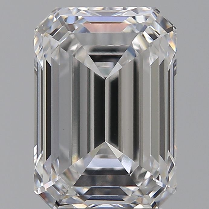 Diamant Émeraude 3.01 ct - Couleur E - Pureté VVS2