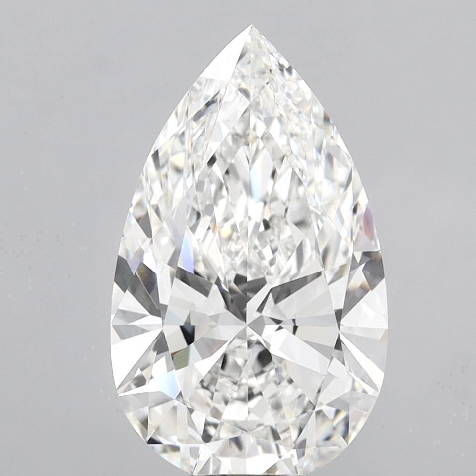 9.03 ct. pear Lab Grown Diamond front image