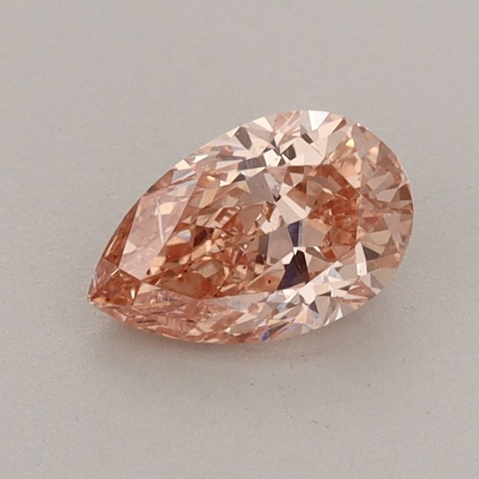 0.63 CT Fancy Intense Yellowish Orange PEAR