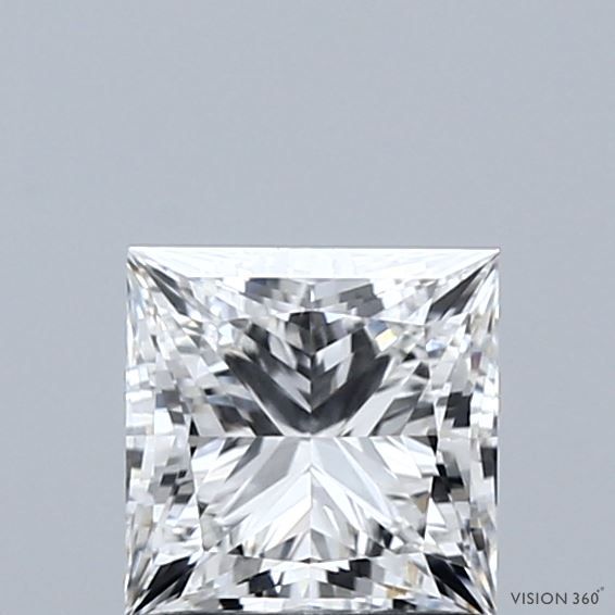 1.02 ct lab-grown Princess Diamond