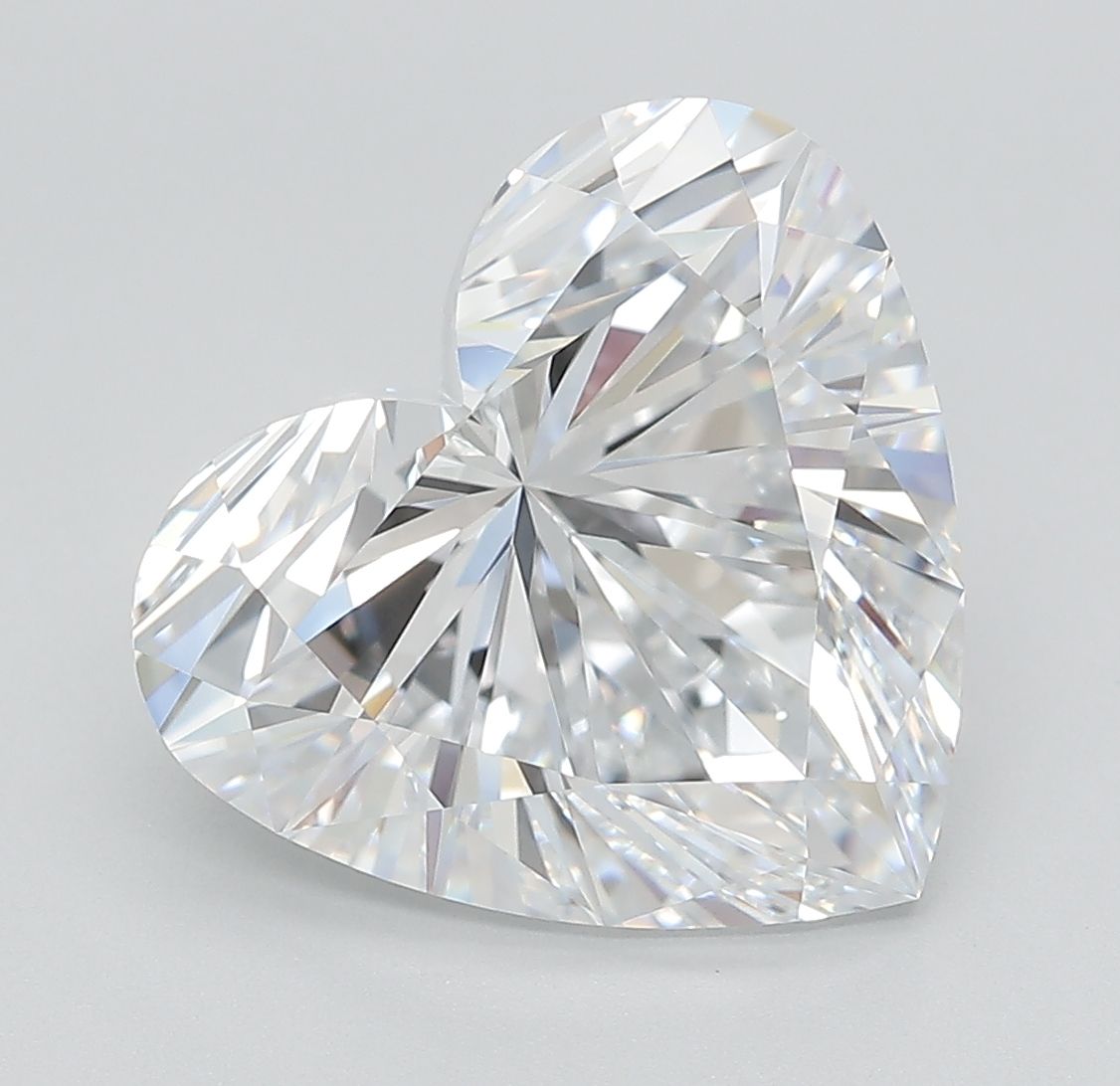 5.95 ct. heart Lab Grown Diamond front image