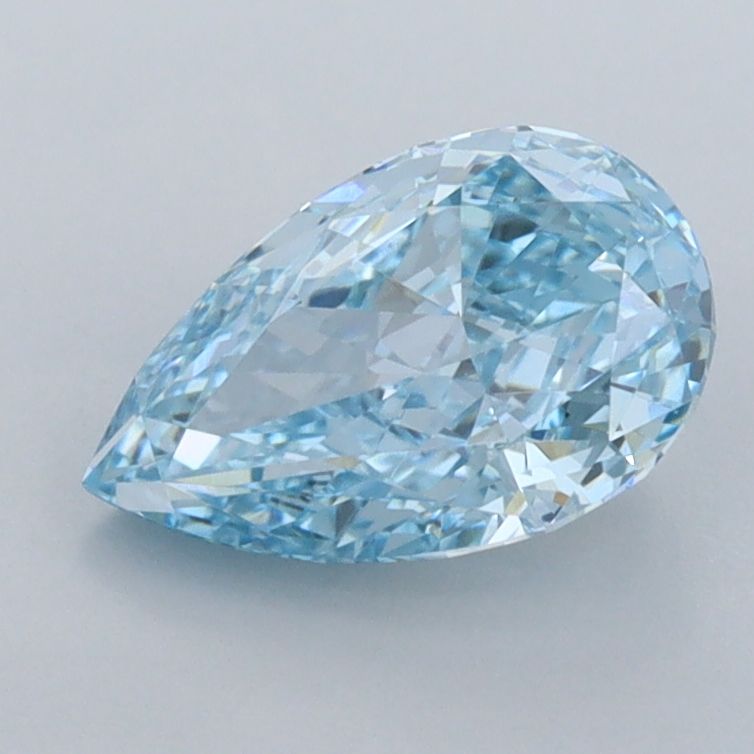 1.53 CT Fancy Vivid Blue PEAR