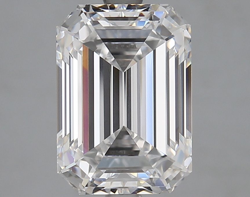 Diamant Émeraude 4.06 ct - Couleur D - Pureté VVS1