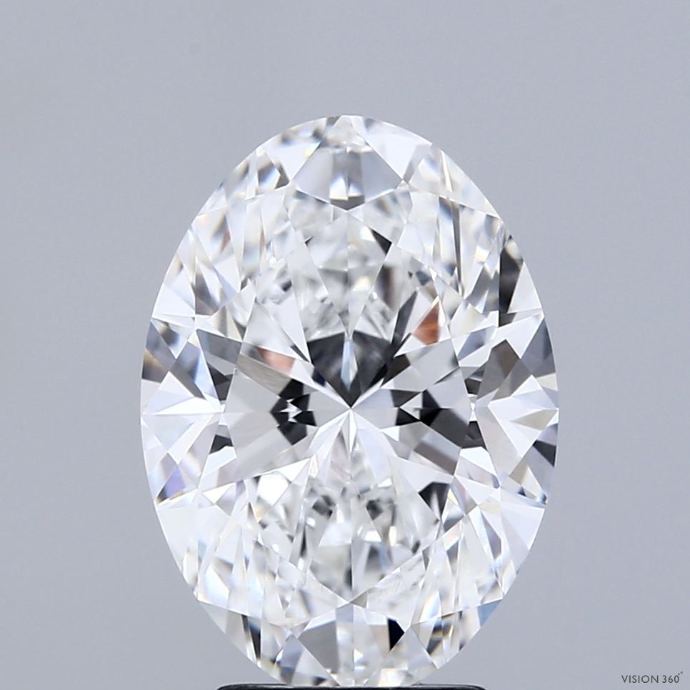 4.05 ct. oval Lab Grown Diamond front image
