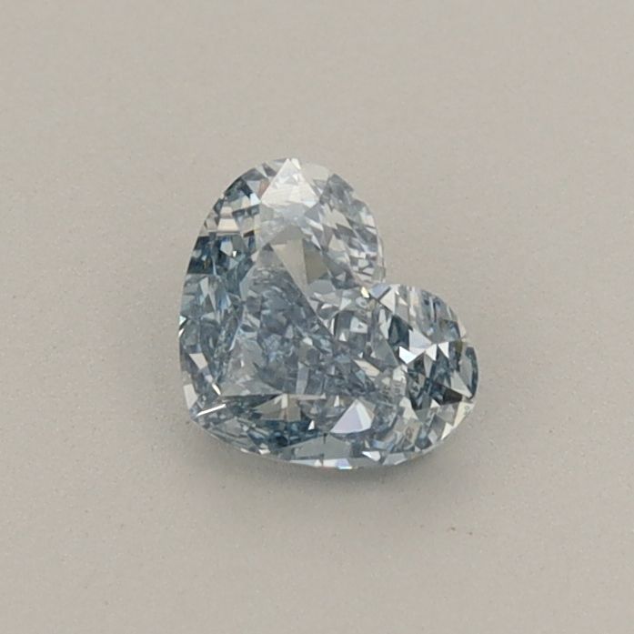 0.39 CT Fancy Intense Blue HEART