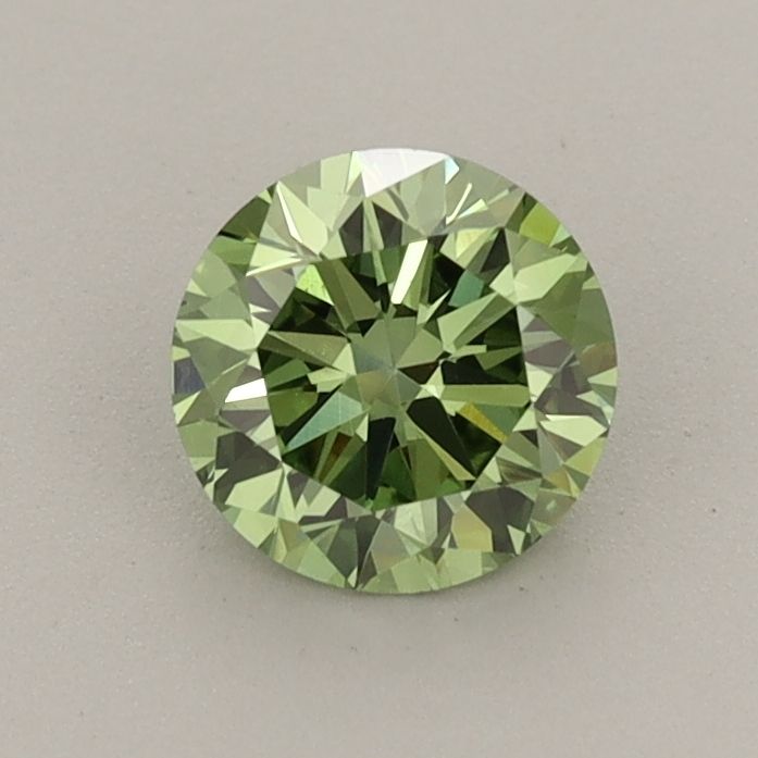 0.71 CT Fancy Vivid Green ROUND