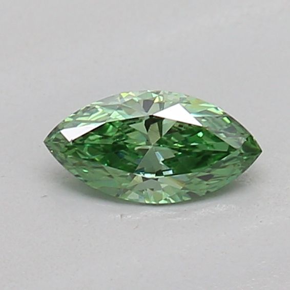 0.15 CT Fancy Vivid Green MARQUISE