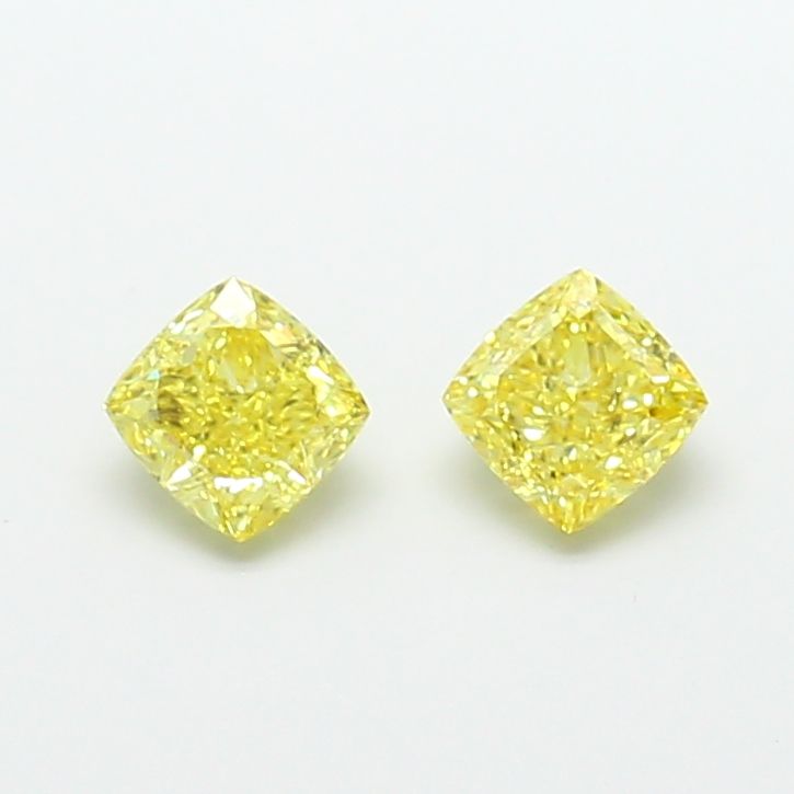 1.01 CT Fancy Intense Yellow CUSHION MODIFIED