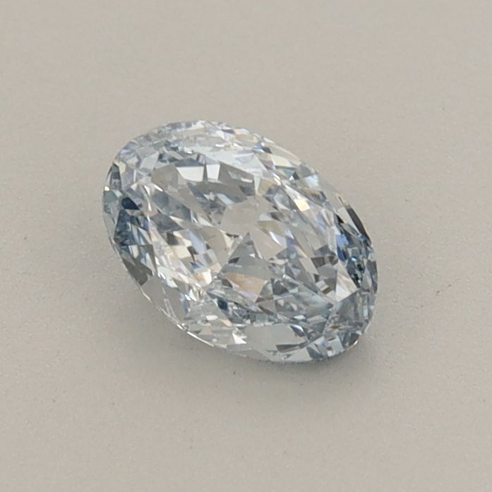 0.48 CT Fancy Intense Blue OVAL