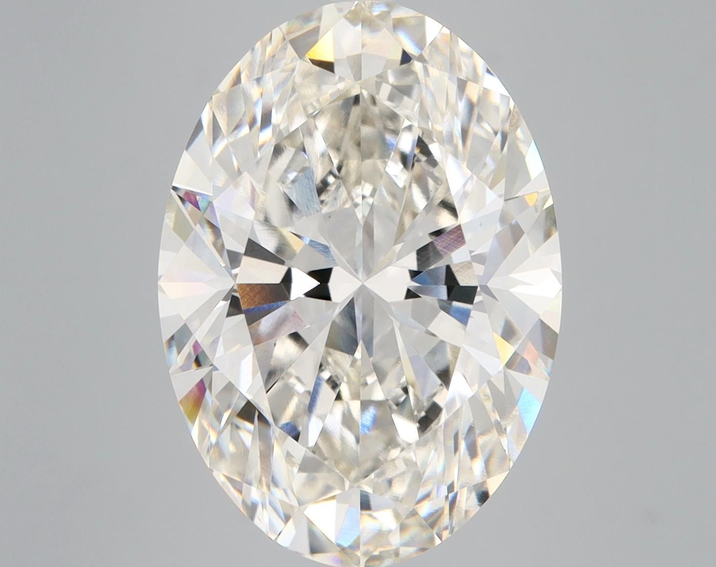 8.21 ct. oval Lab Grown Diamond front image