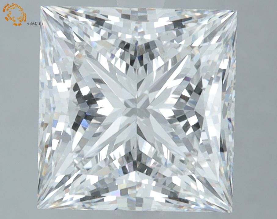4.55 ct. princess Lab Grown Diamond front image