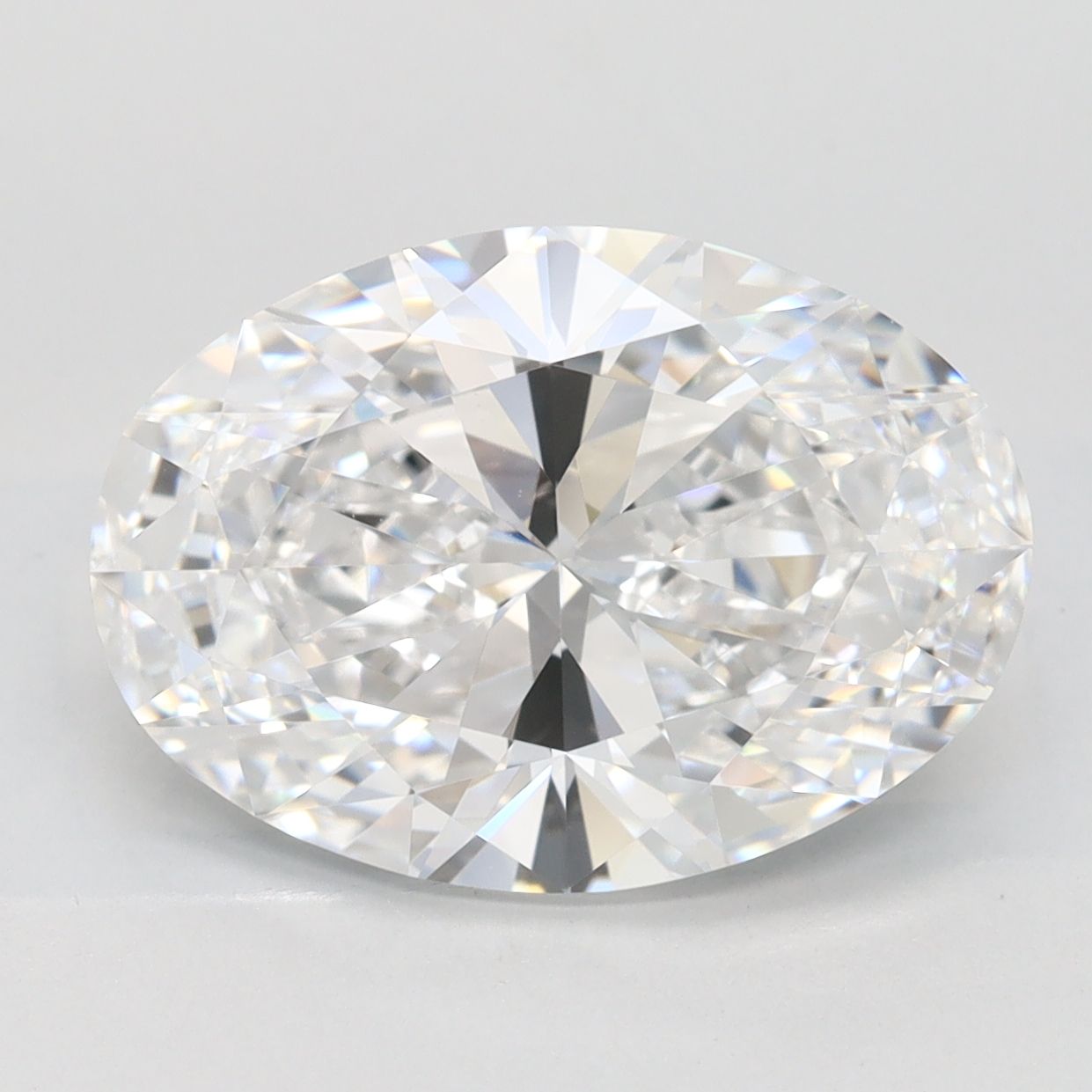 3.78 ct. oval Lab Grown Diamond front image