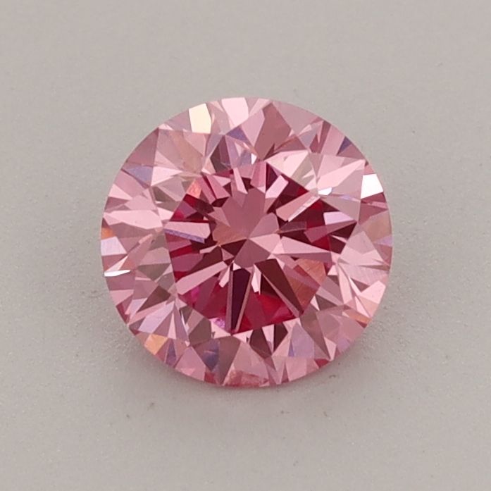 0.74 CT Fancy Vivid Pink ROUND