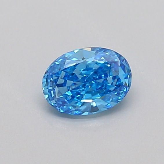 0.31 CT Fancy Vivid Blue OVAL