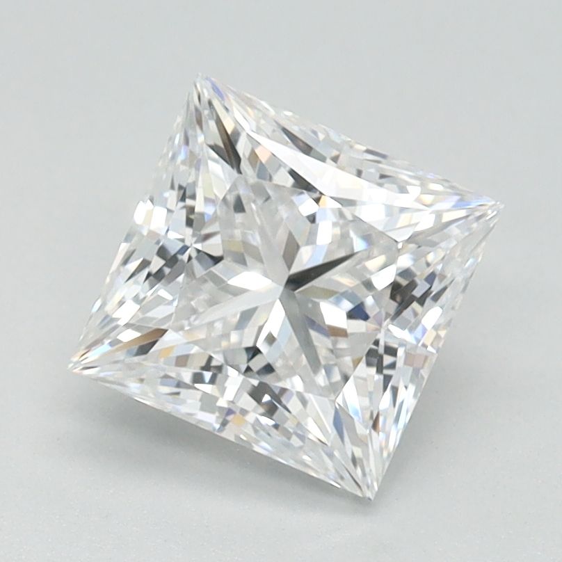 1.12 carat e FL EX Cut IGI princess diamond