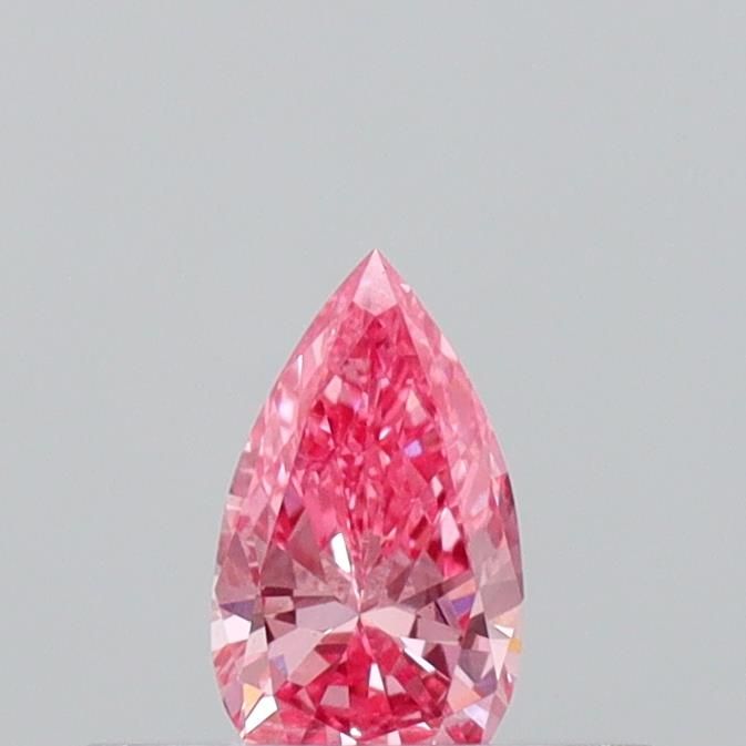 0.21 CT Fancy Vivid Pink PEAR