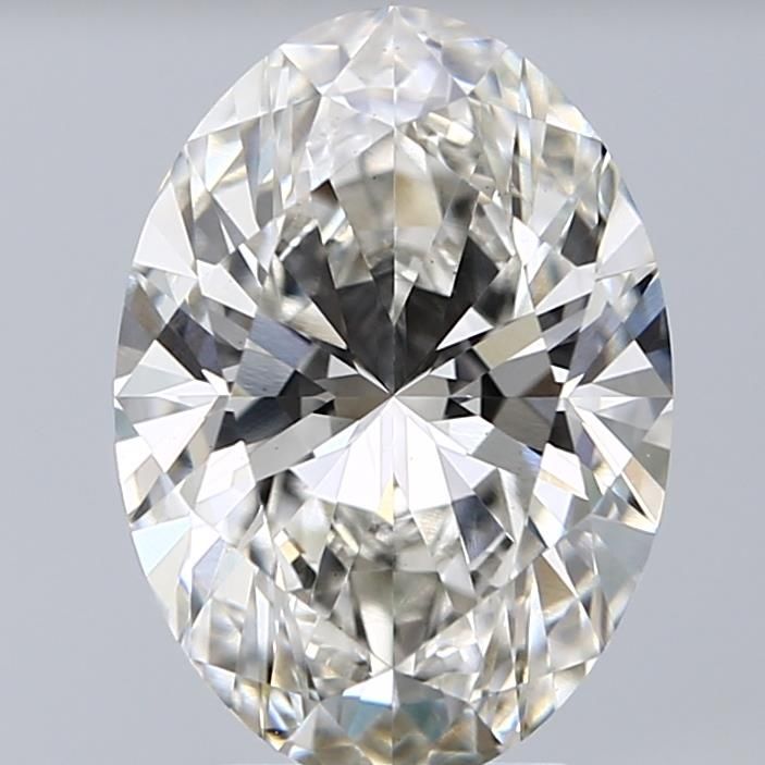 4.09 ct. oval Lab Grown Diamond front image