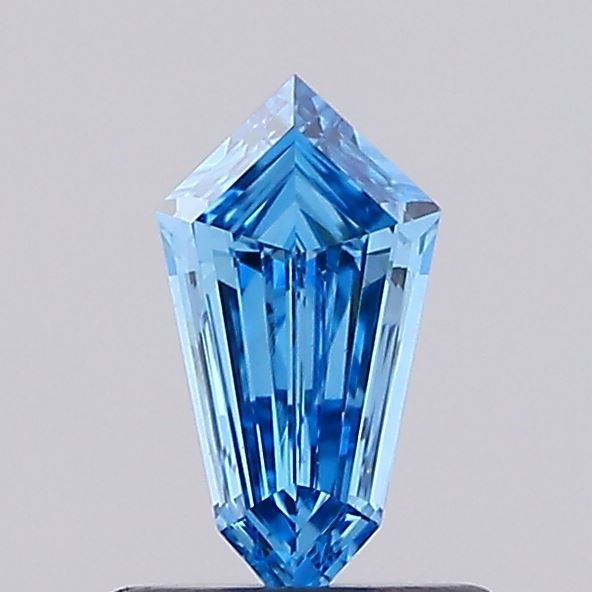 0.48 CT Fancy Vivid Blue HEXAGONAL
