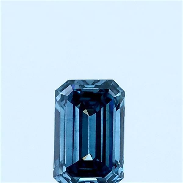 0.35 CT Fancy Vivid Blue EMERALD