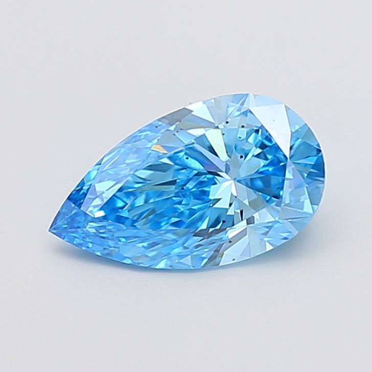 2.07 CT Fancy Vivid Blue PEAR