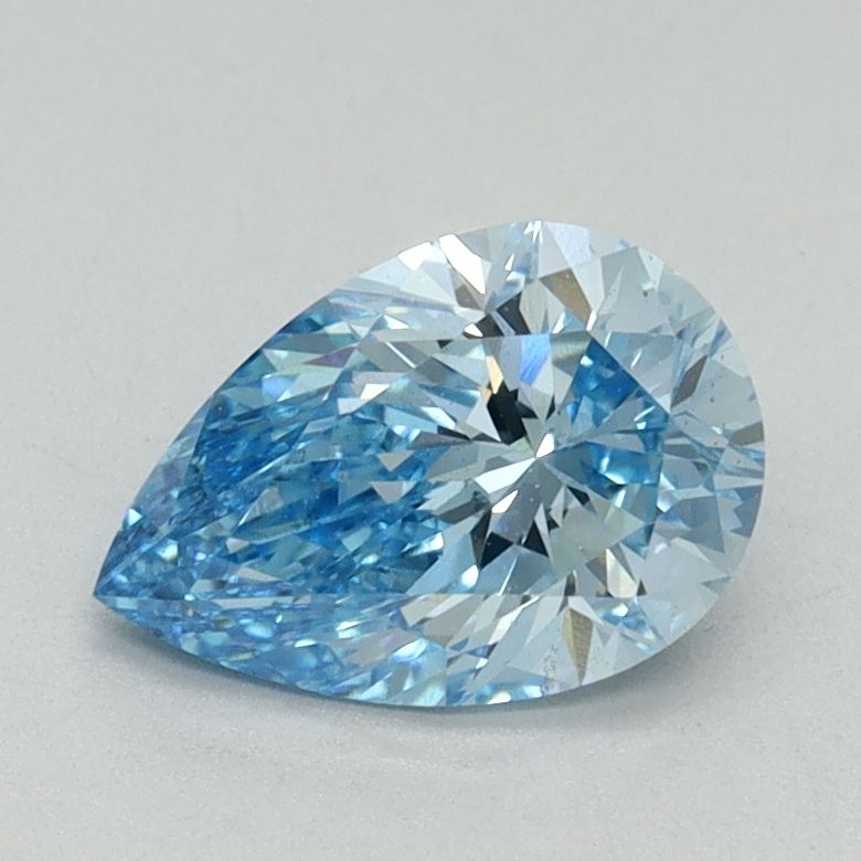 1.01 CT Fancy Vivid Blue PEAR