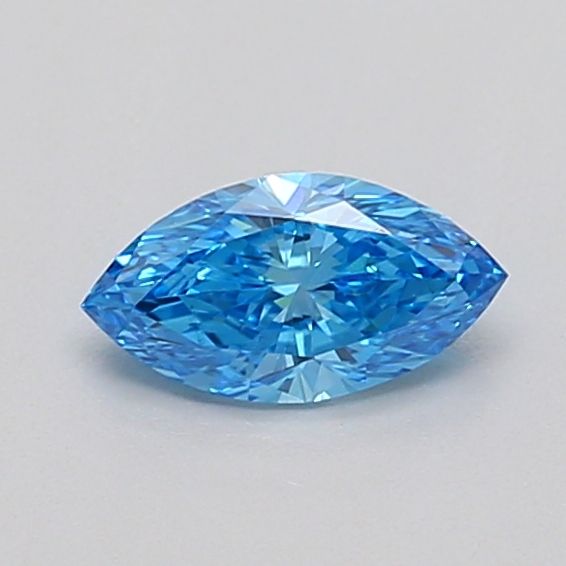 0.41 CT Fancy Vivid Blue MARQUISE