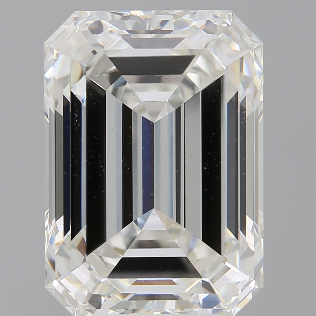 6.09 ct. emerald Lab Grown Diamond front image