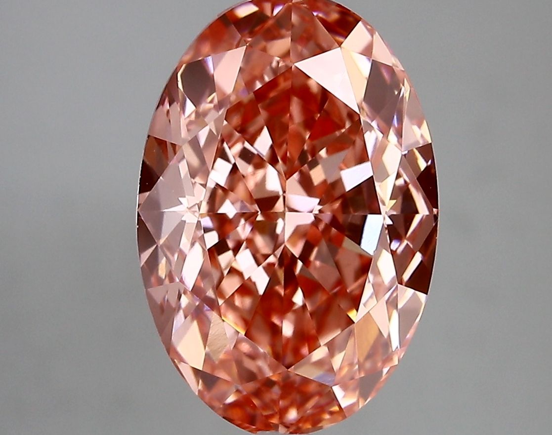5.22 ct. oval Lab Grown Diamond front image