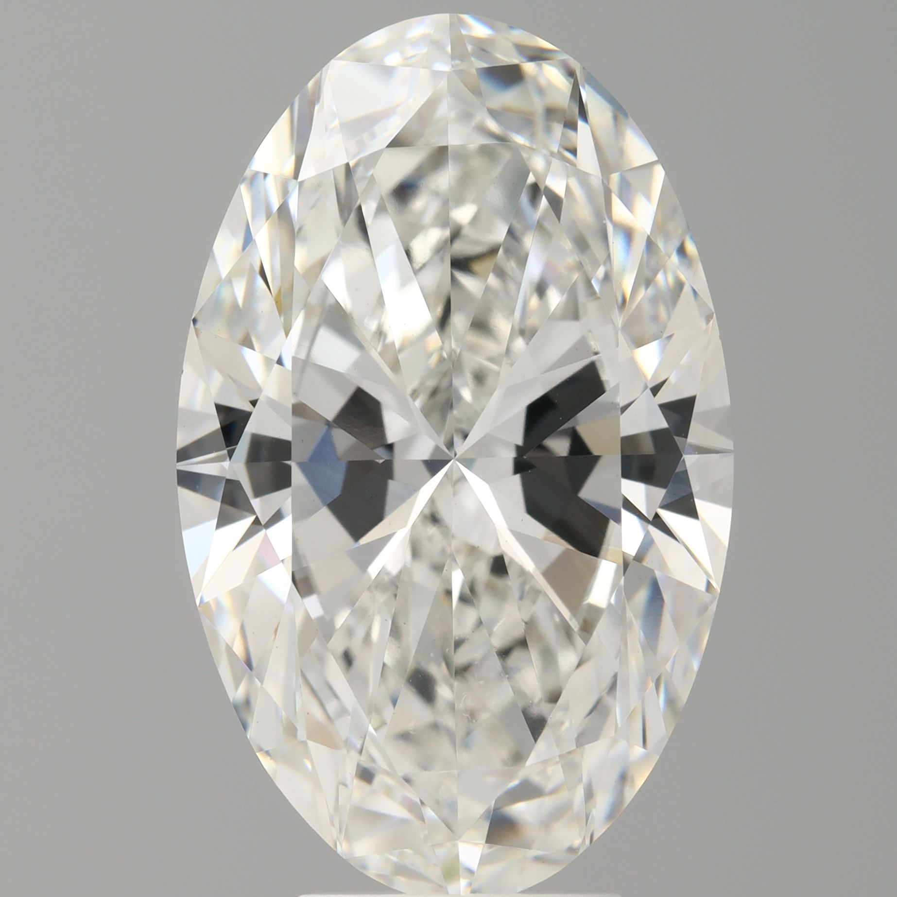 6.09 ct. oval Lab Grown Diamond front image