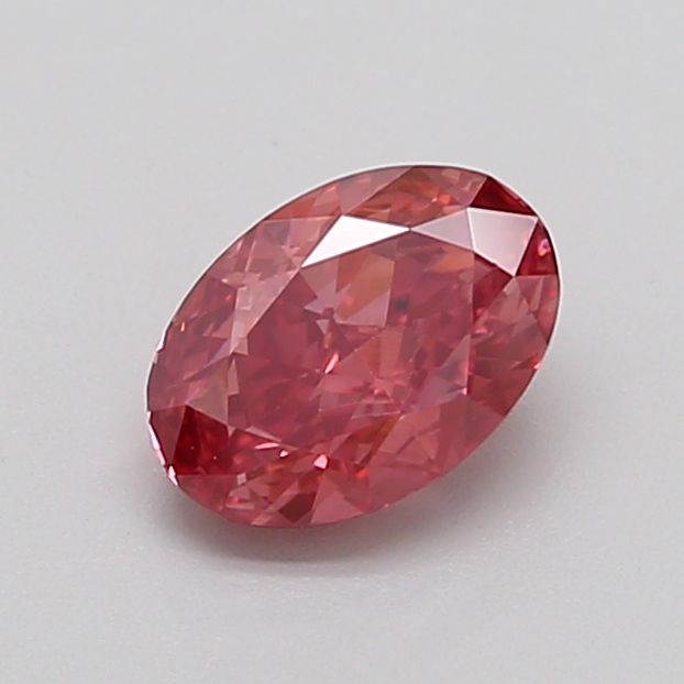 1.08 CT Fancy Vivid Brownish Pink OVAL