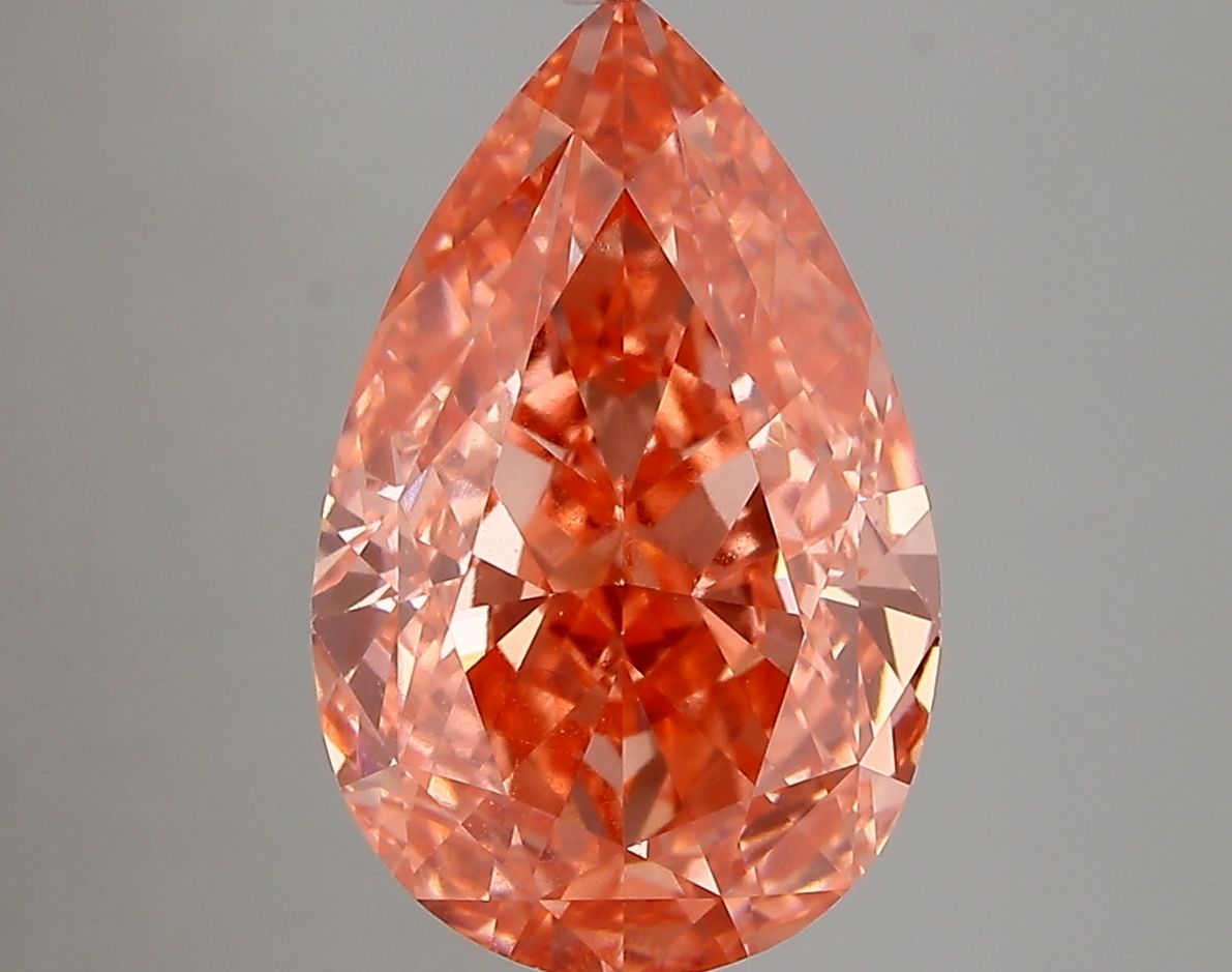 5.28 ct. pear Lab Grown Diamond front image