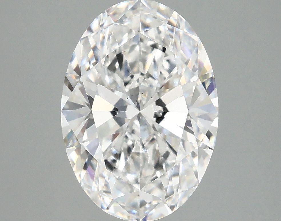 3.02 ct. oval Lab Grown Diamond front image