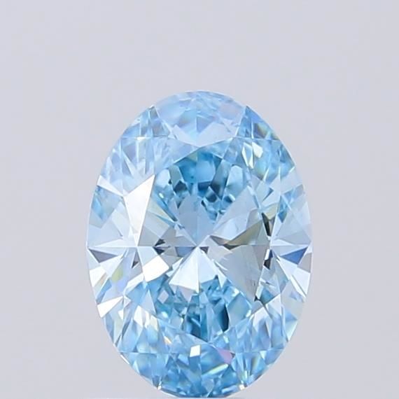 1.0 CT Fancy Vivid Blue OVAL