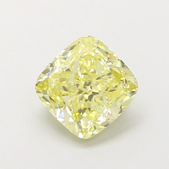 1.26 CT Fancy Yellow CUSHION MODIFIED