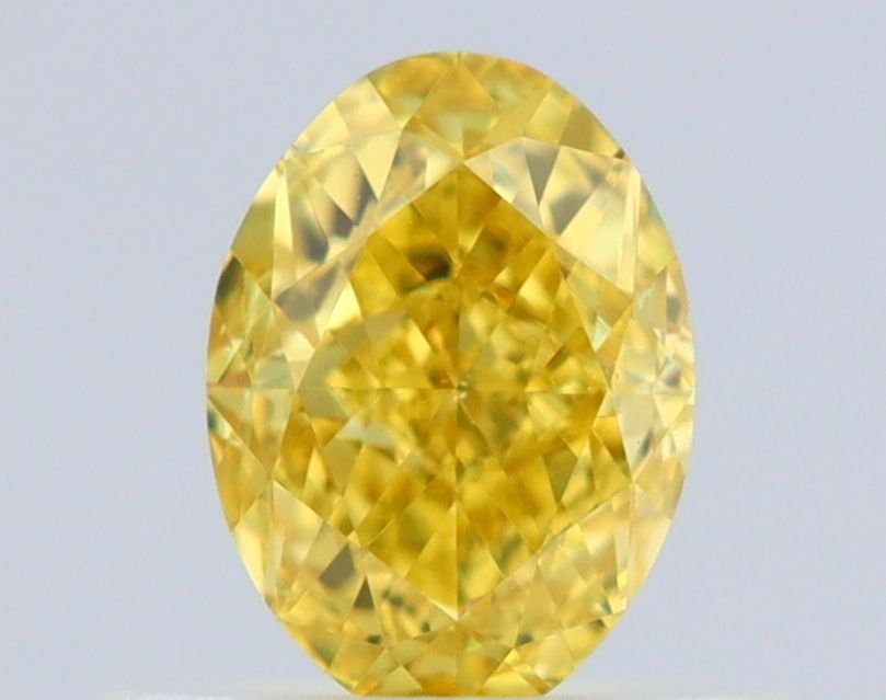 Diament 0.55 ct Fancy Vivid Yellow/VVS1